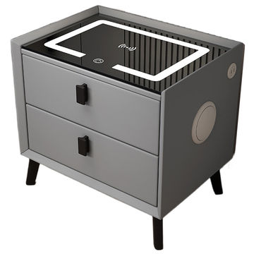 Nu Dekor - Nexus Intelligent Bedside Pedestal - Grey