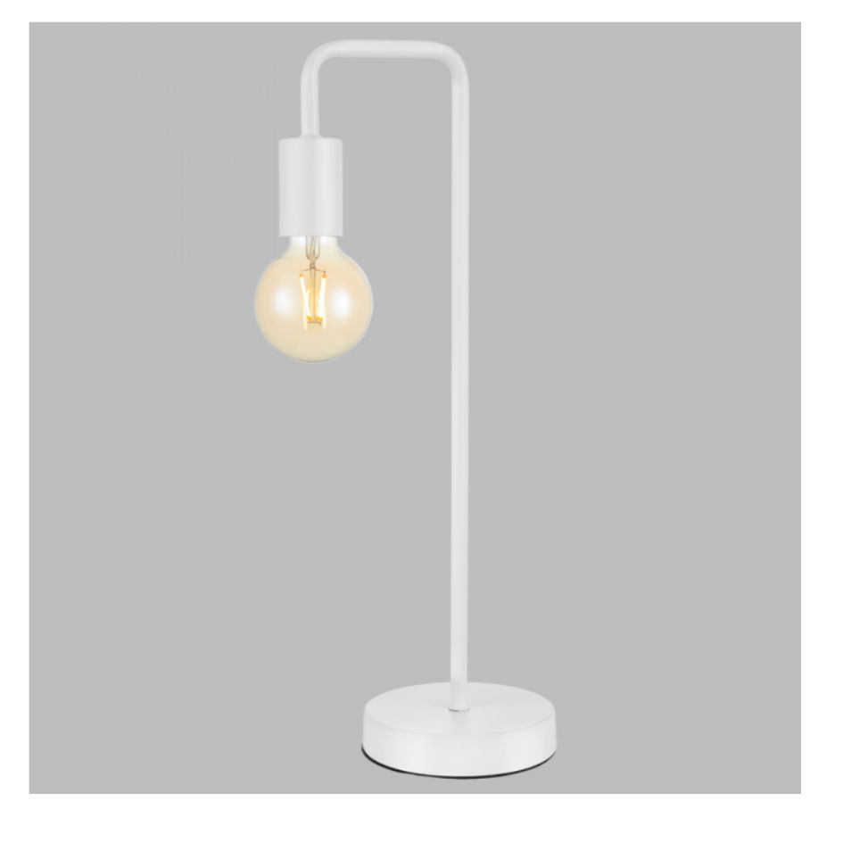 Sand White Metal Table Lamp