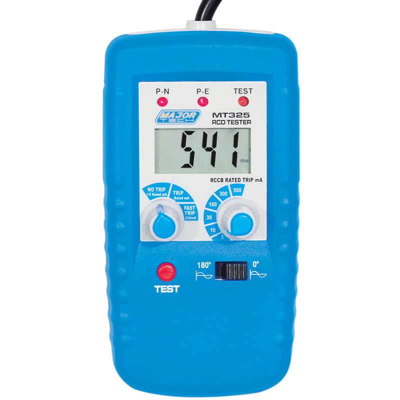 Digital RCD/ELCB Tester (MT325) - Major Tech