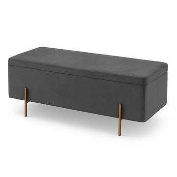 Hazera Luxurious Ottoman-Grey