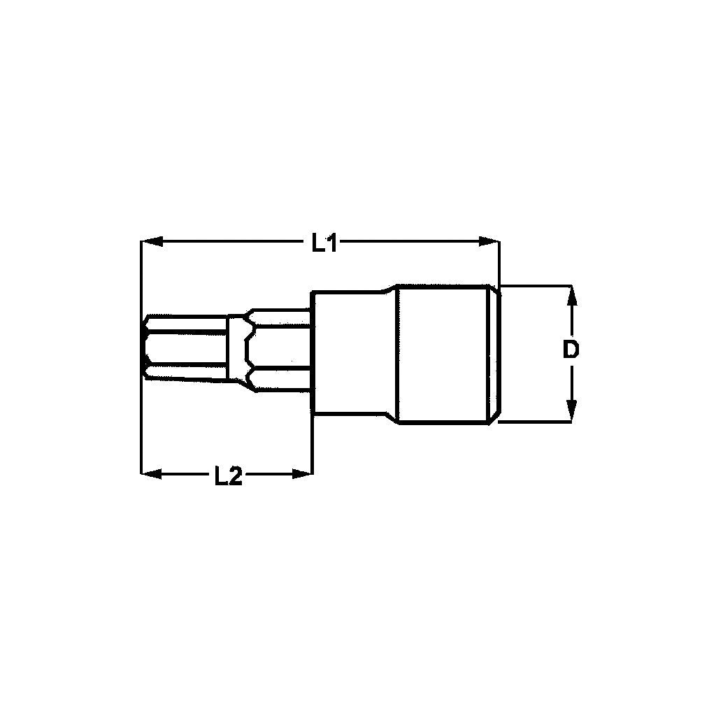 1/2inch Drive 10mm Hex Bit Socket 100mm Long | LEROY MERLIN South Africa