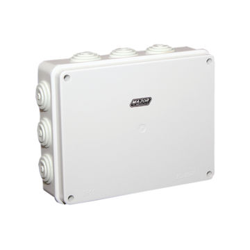 255mm x 200mm x 80mm IP55 Junction Box with Rubber Glands (VJ25208R) - VETi