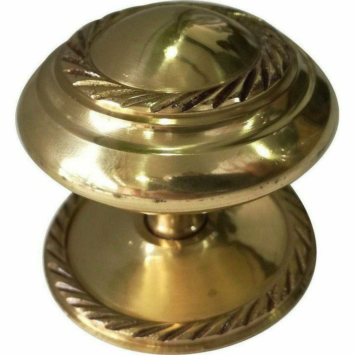 Georgian cupboard knob - solid brass