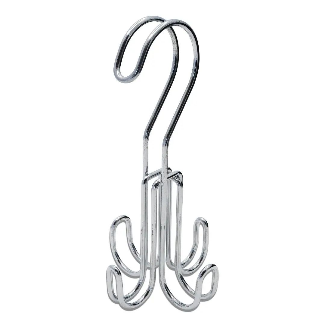 Belt & Tie Hanger, Chrome, 4 Hook