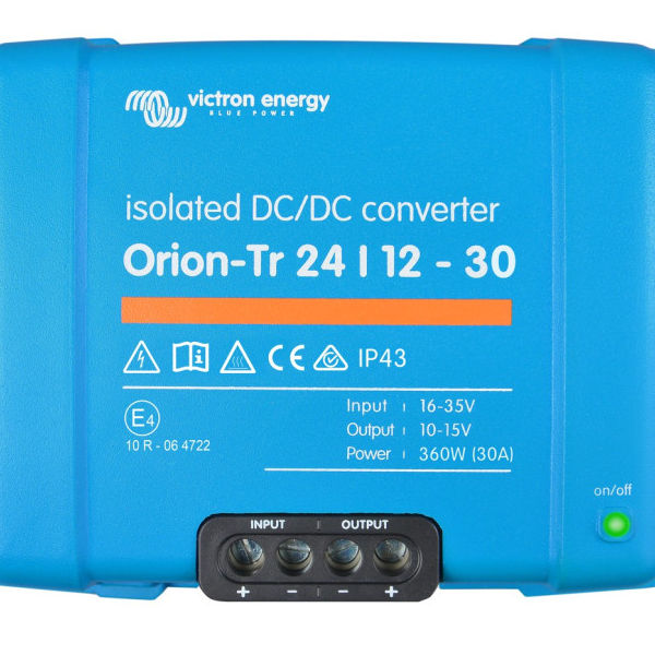 Orion-Tr 24/12-30A (360W) Isolated DC-DC converter