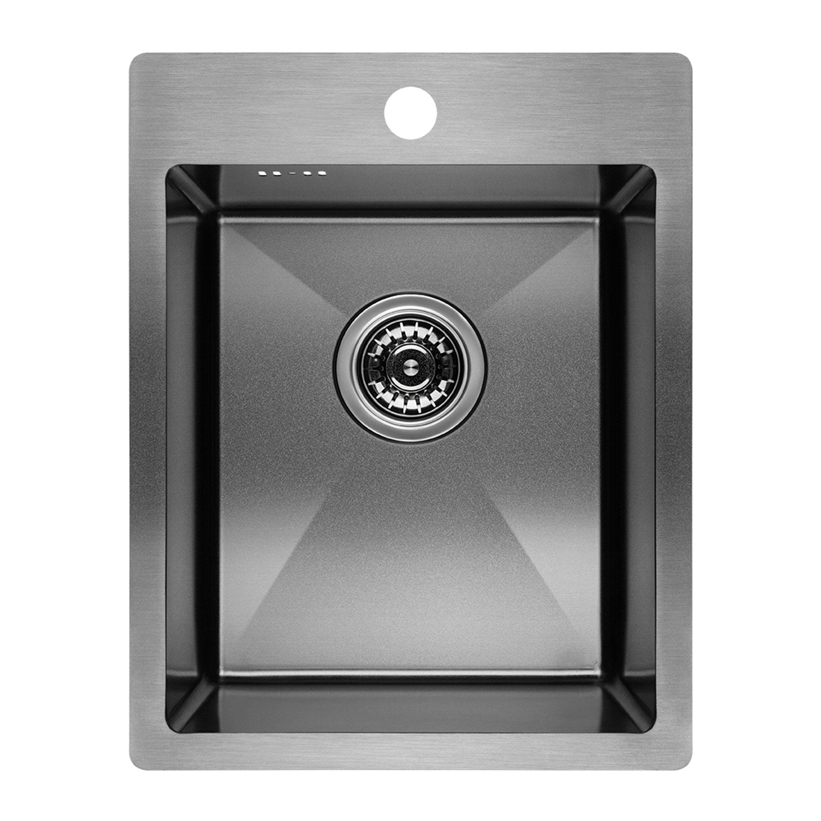 STERNHAGEN Eden Single-Bowl Stainless Steel Kitchen Sink 480x375 mm - Gun Metal Black