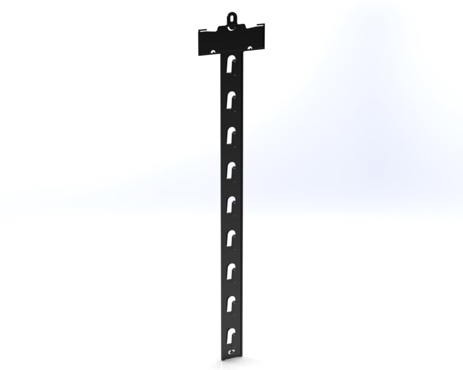 The Merchandising STRiP – Mobile Hanging Hook Display for Retail (50p/box) Black