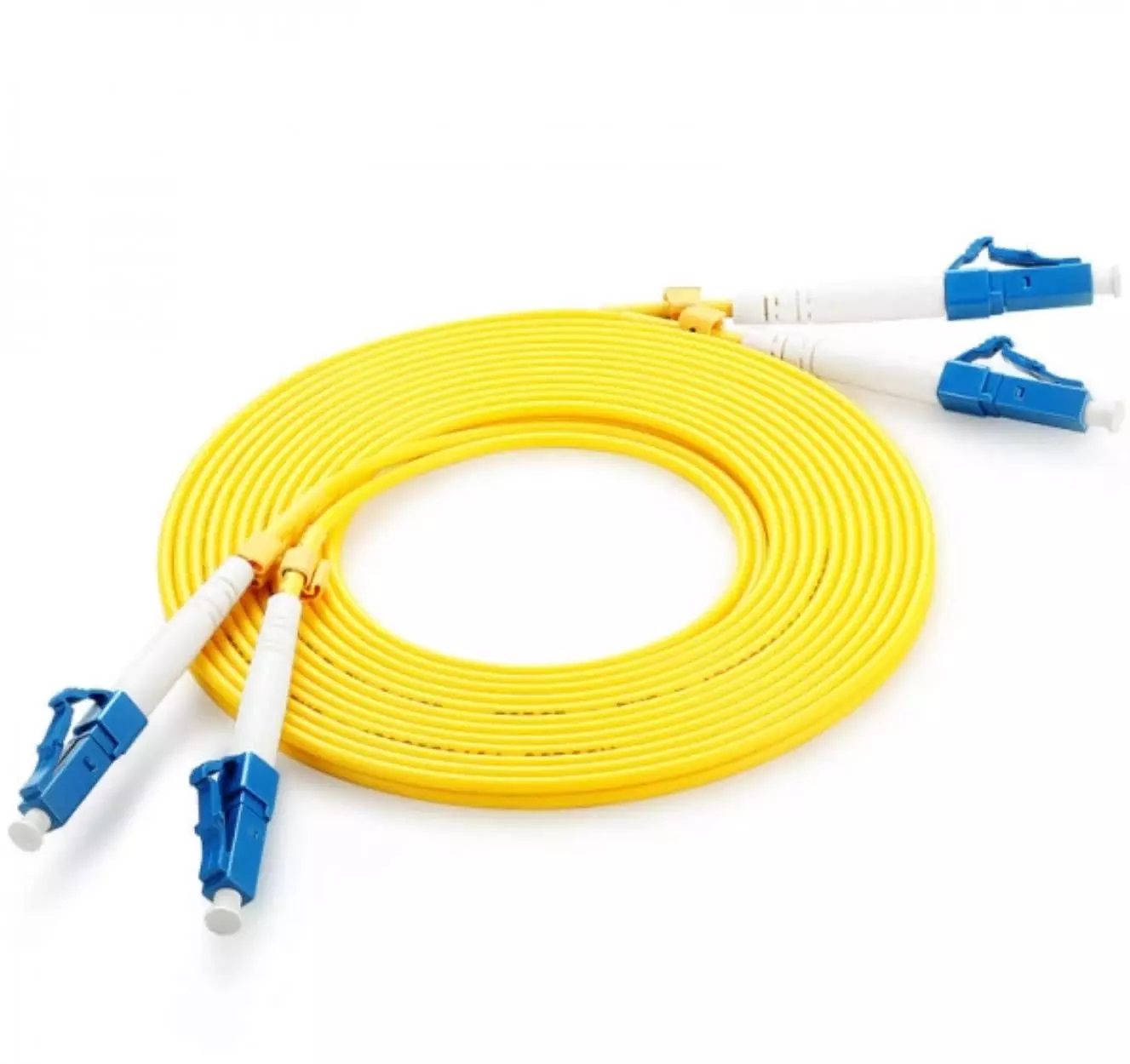 50m Dual Cable Duplex Single Mode UPC LC-LC Fiber Cable Patch Lead