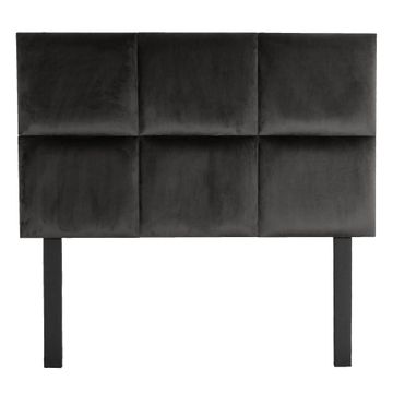 Avery Headboard - Black Velvet - Queen
