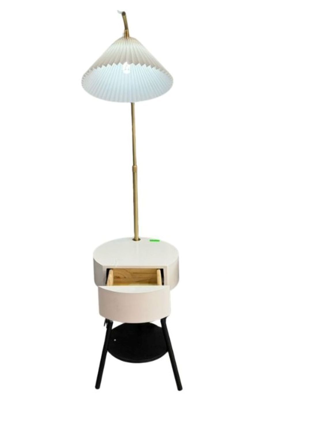 Kids Bedside Stand with Light-White