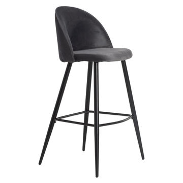 Sophia Velvet Kitchen Stool