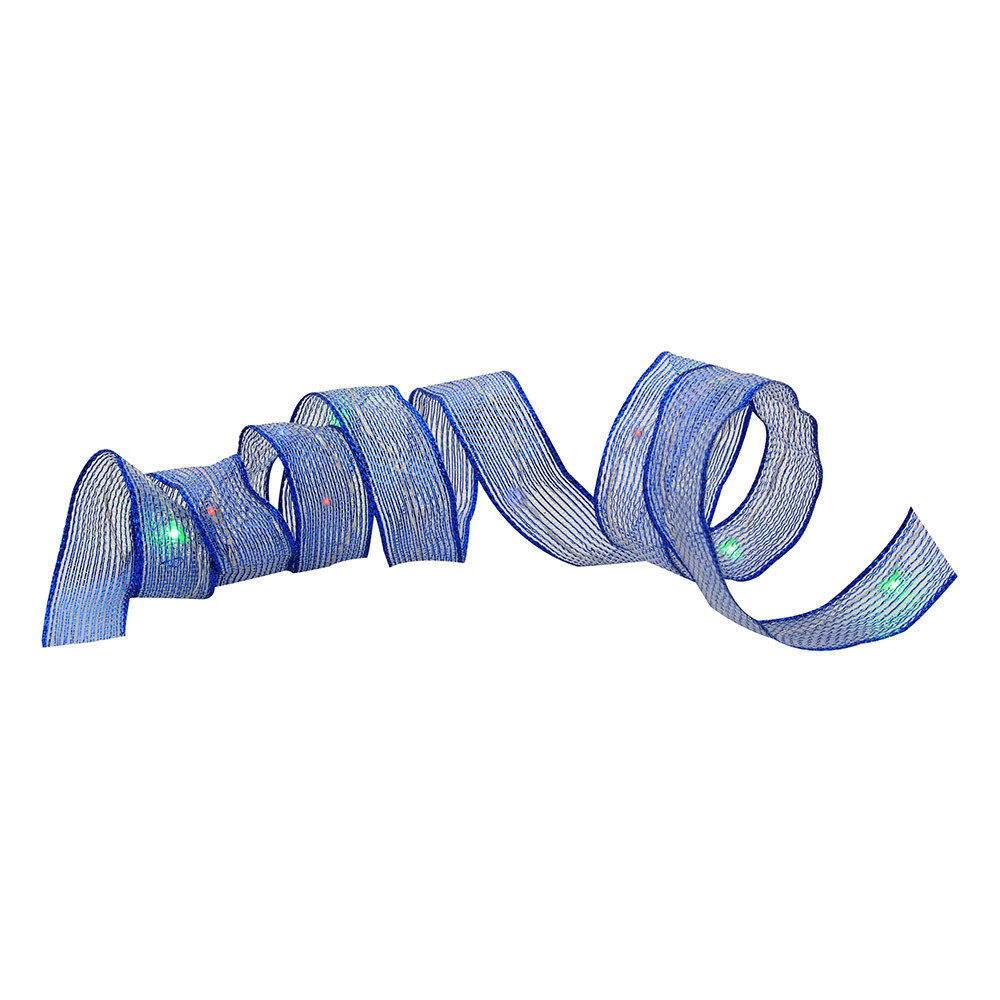 LED Party Ribbon Blue - 8 Pack