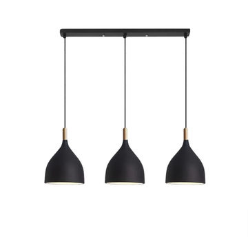 Elegance 3-Light Indoor Island Pendant Light - Black