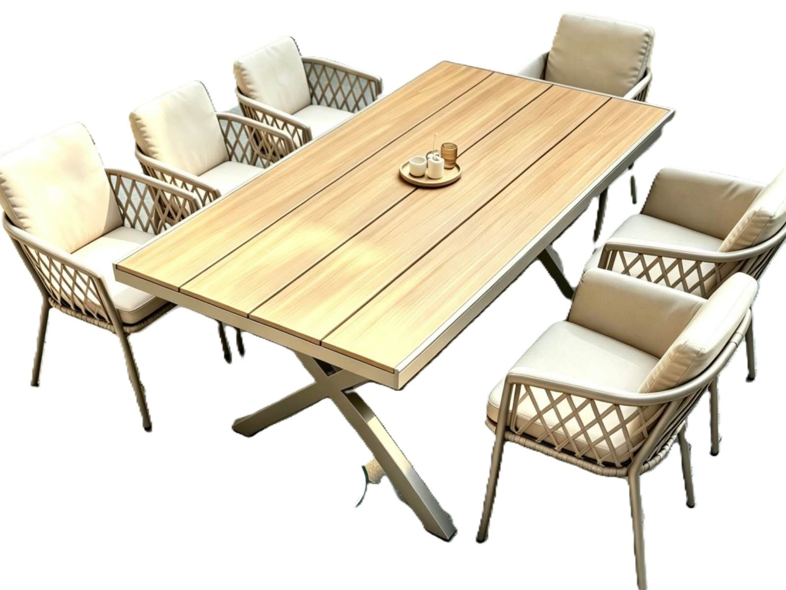 LBM FURN- Spruce 6 Seater Outdoor Set