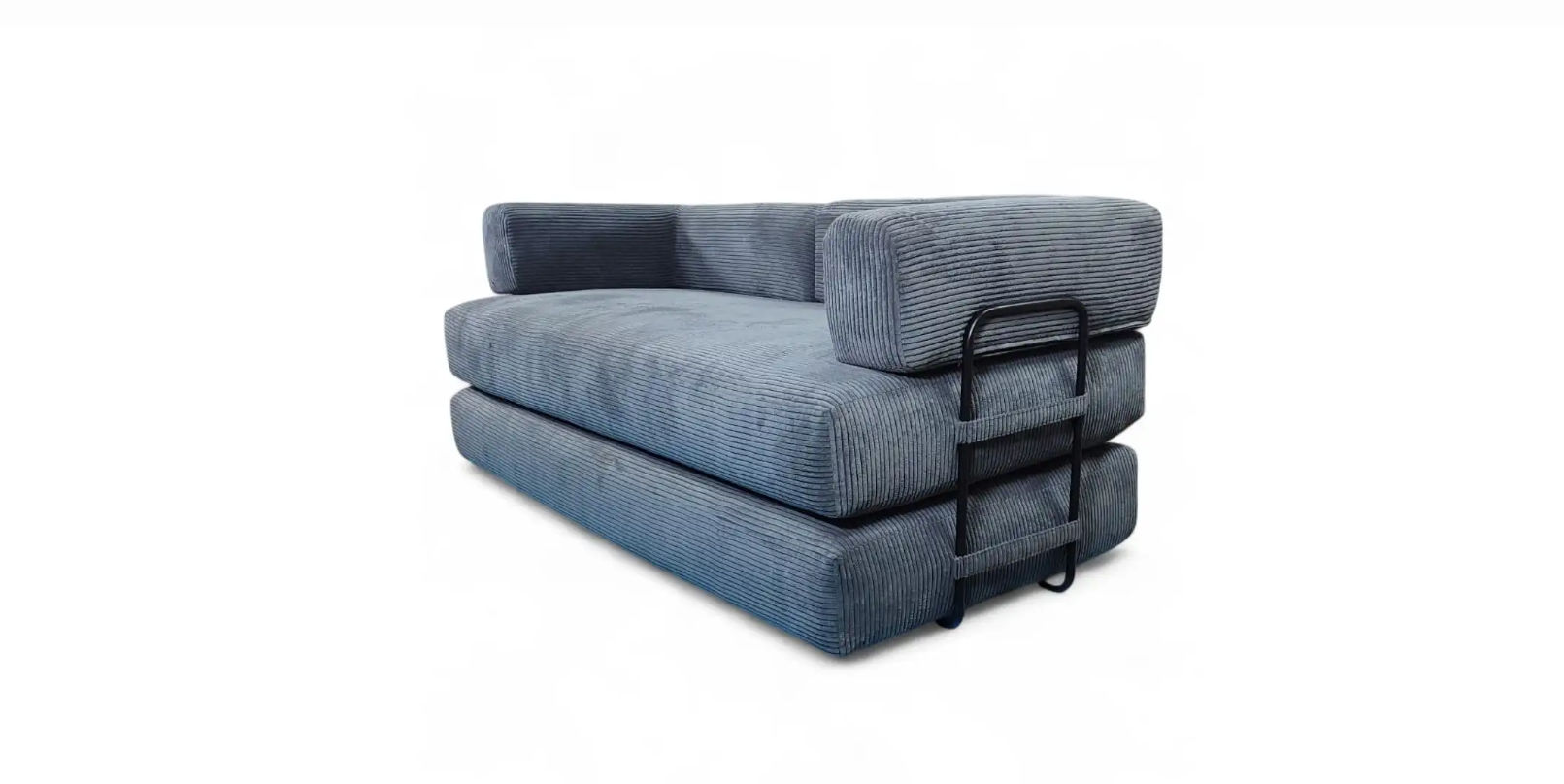 Anashee Sleeper Sofa Grey Corduroy