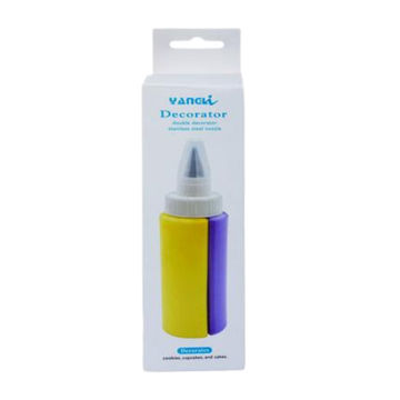 Icing Bottle Two Chambers with Round Tip