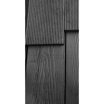 CHARCOAL - Composite Decking Boards Wood Grain 1 Face and Anti Slip 1 Face - Reversible
