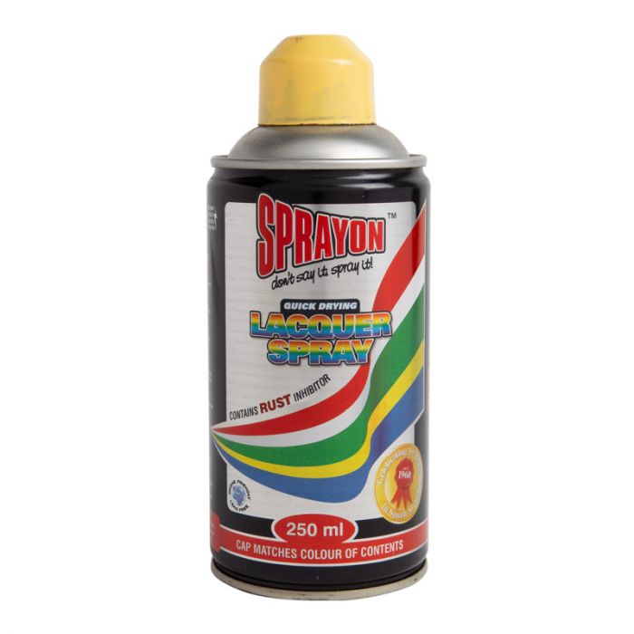 Sprayon - Std Spray Paint Maize Yellow 250ml - 2 Pack