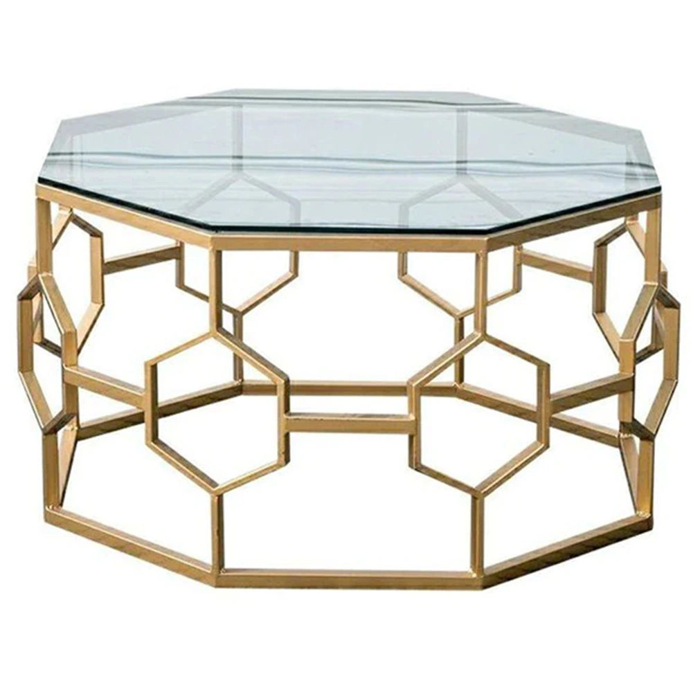 Penta Clear Glass Side Table