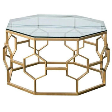 Penta Clear Glass Side Table