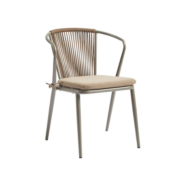 Chair Crazy Kendal Chair AluminiumRope - Beige