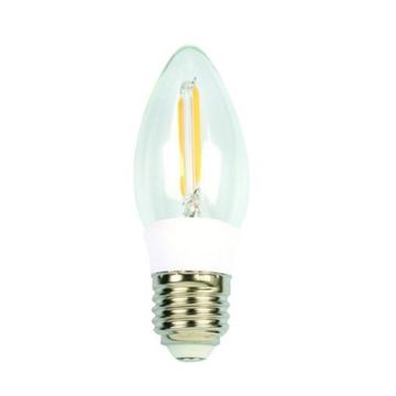 4W LED Candle Bulb E27 Base Warm White