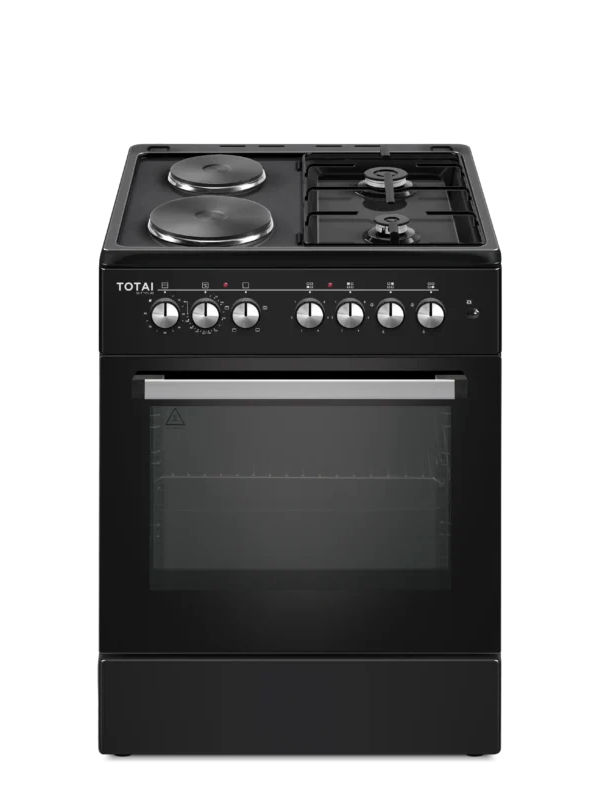 TOTAI 60X60 2 GAS & 2 ELECTRIC & ELECTRIC OVEN COMBO STOVE