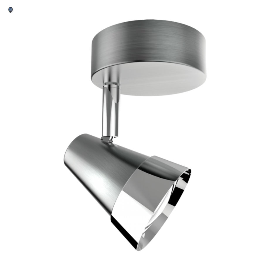 Satin Chrome and Polished Chrome Spotlight