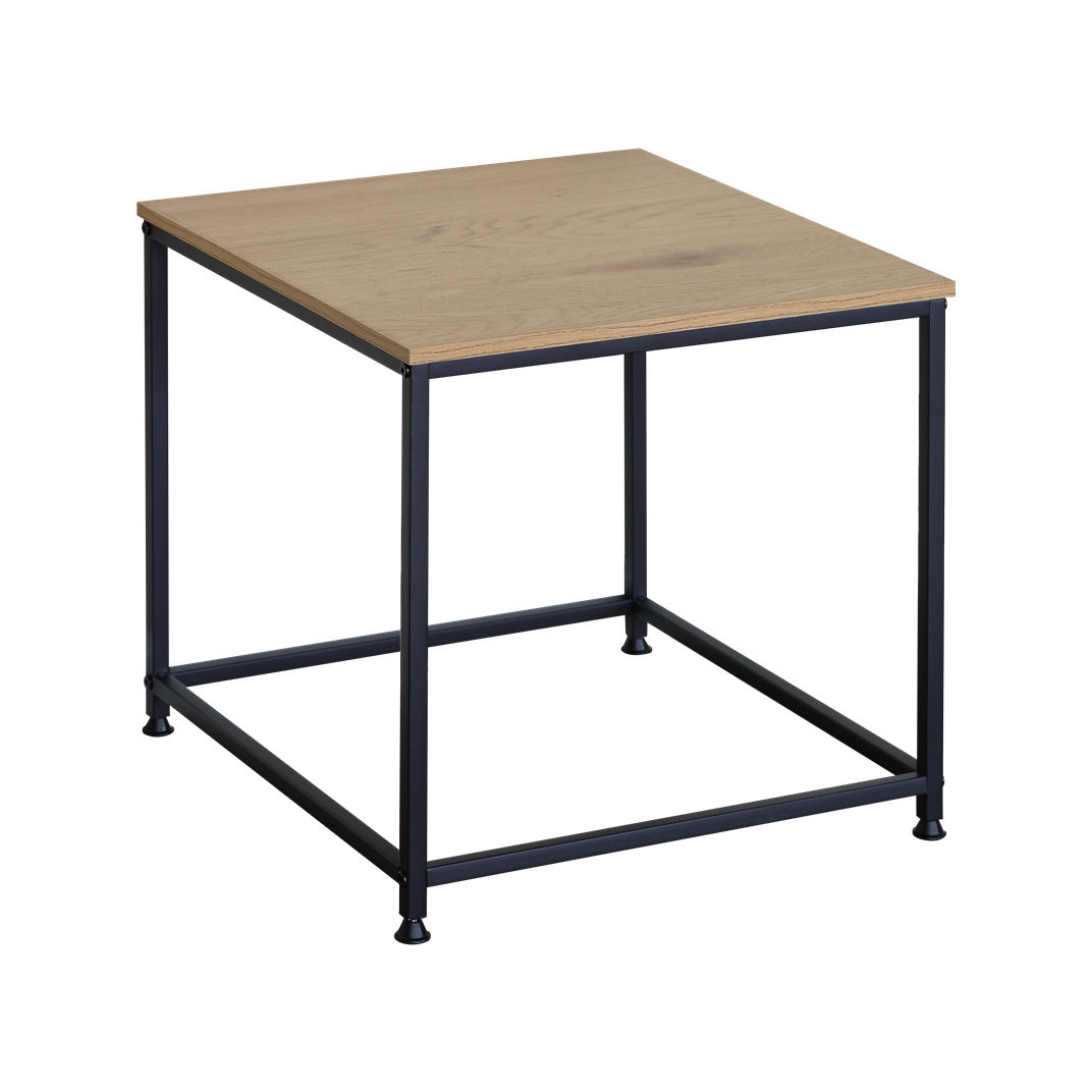 Modena Metal & Wood Side Table