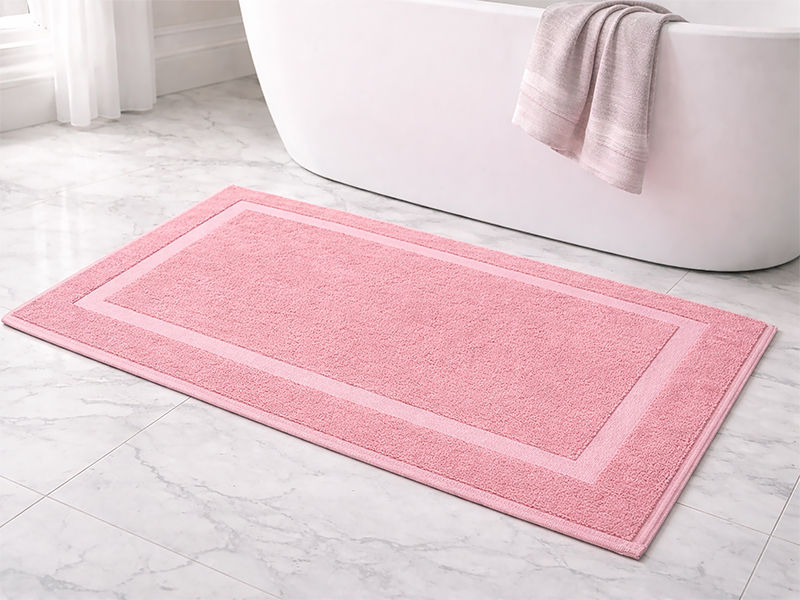 Plush 750GSM - Bath Mat - 050x080cm - English Rose(1pc Pack)