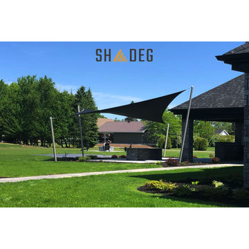 Shade Sail Charcoal Shadeg Ultrablock 600cm x 400cm Rectangle