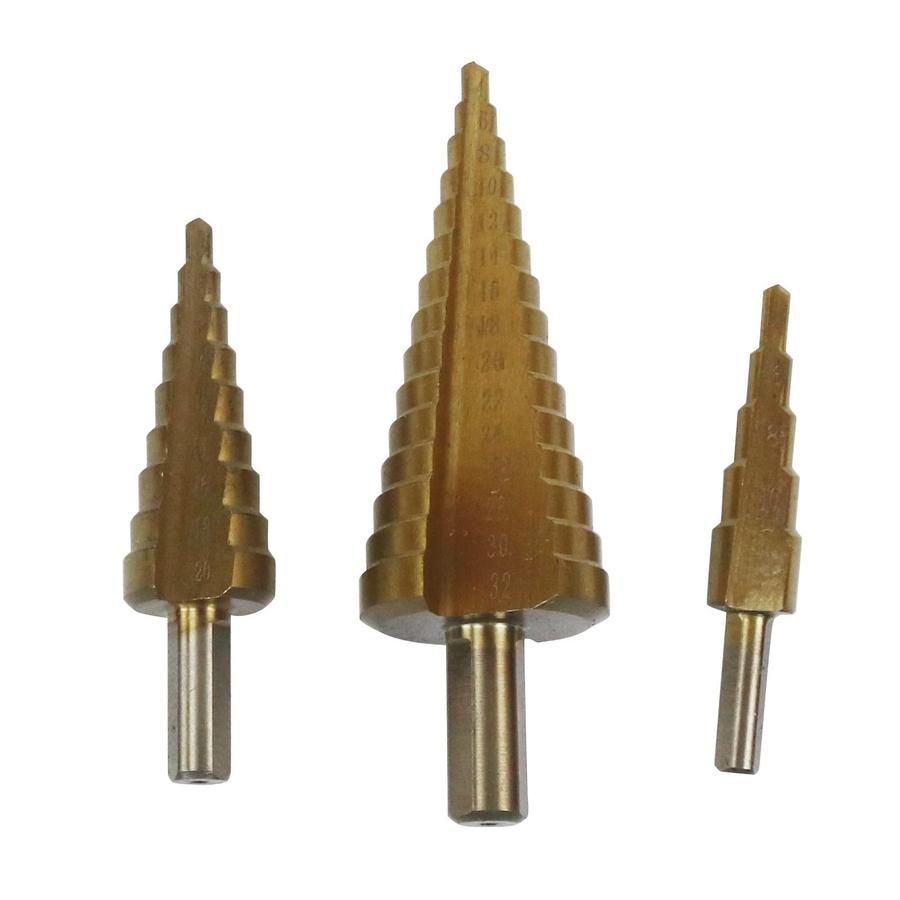 Pagoda Drill Bit 3Piece - 4 Pack