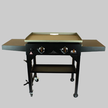 ALVA - Olympus 2-Burner Gas Griddle BBQ Station