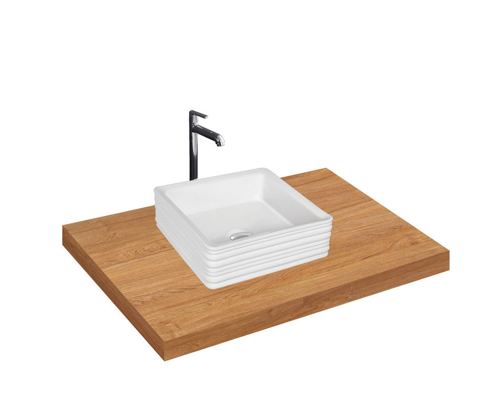 Countertop Basin Tabletop- Luxora White