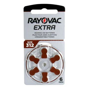Ray-O-Vac Extra Hearing Aid Batteries - Size 312
