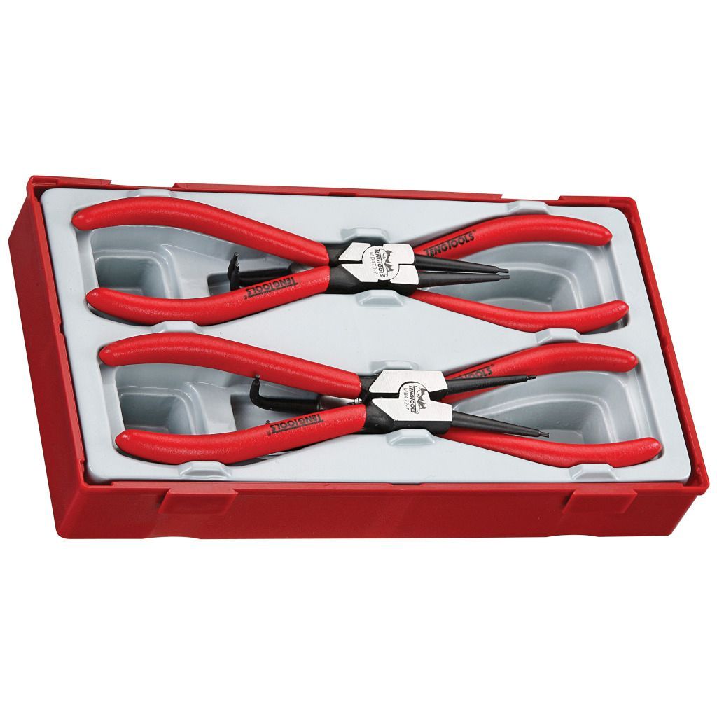 4PC 7inch Circlip Plier Tray