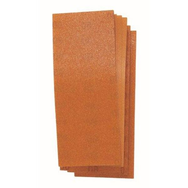 Sanding Sheet Orb 115x280mm 80 Grit No Holes 5 Piece - 10 Pack