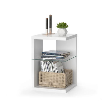 Colby Side Table -White