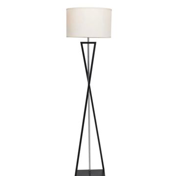 Black Contemporary Floor Standing Lamp