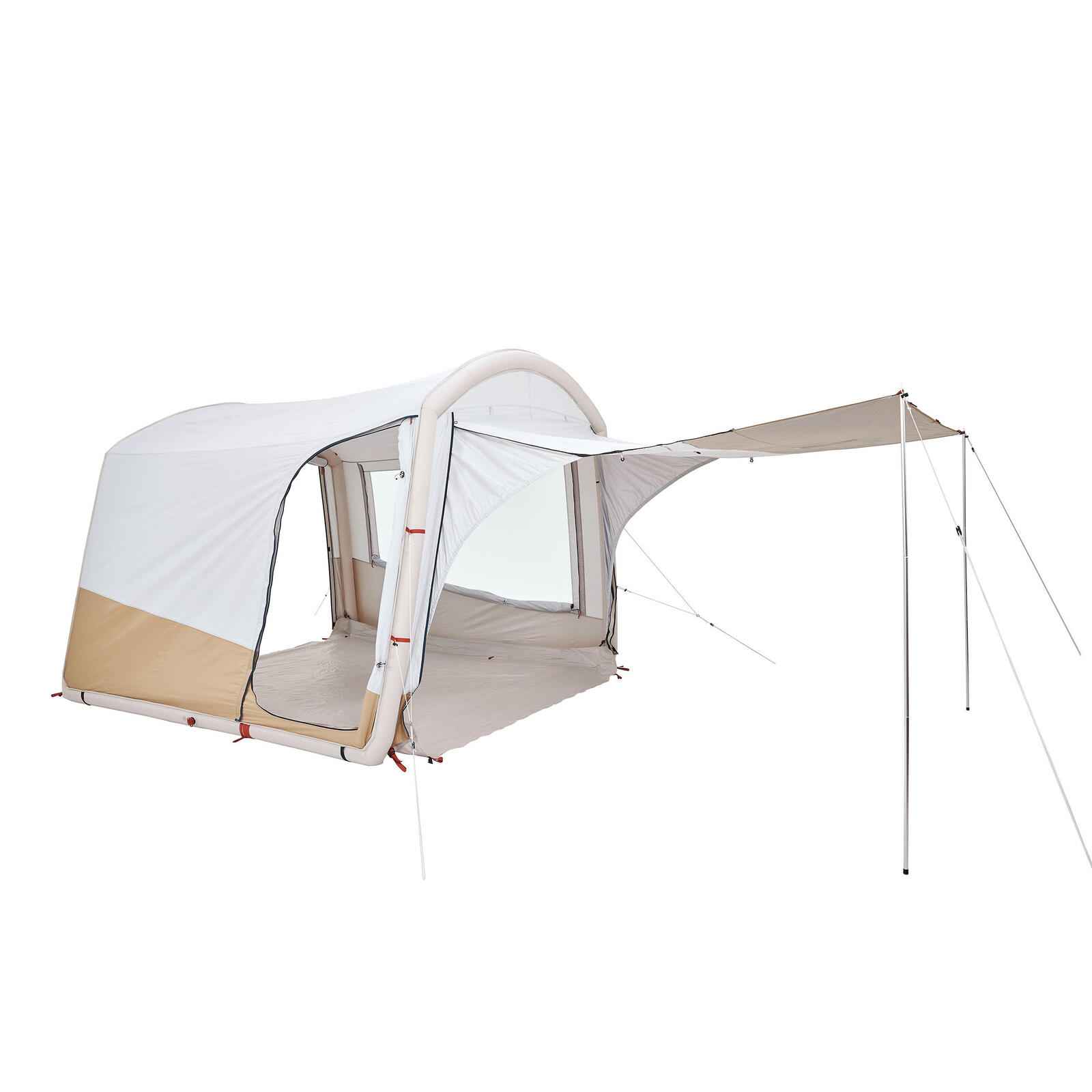 6 person inflatable camping shelter - Air Seconds Base Connect