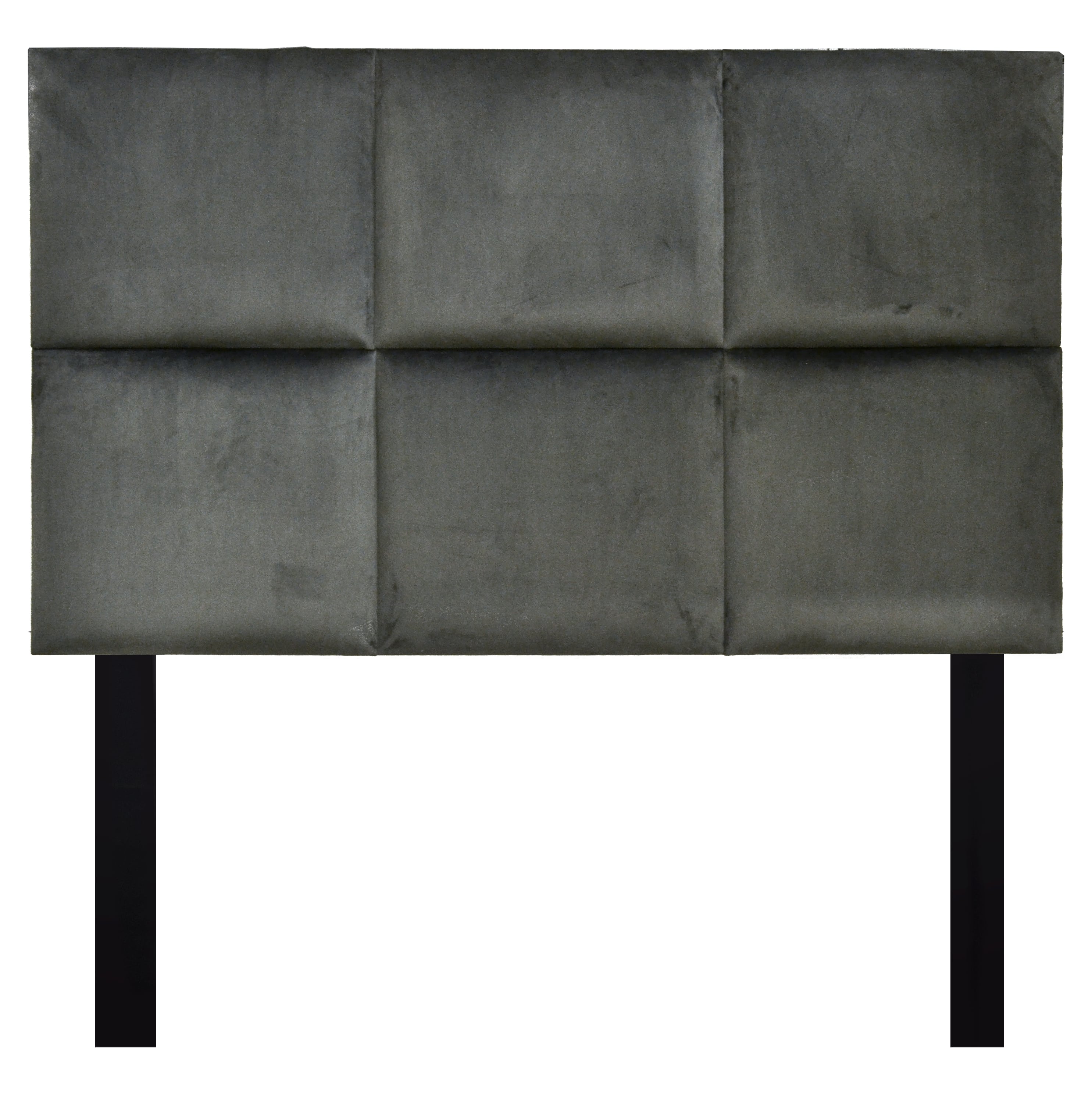 Avery Headboard - Dark Dark Grey Velvet - Queen