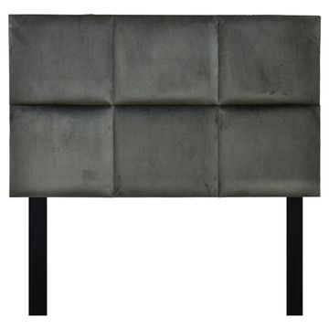 Avery Headboard - Dark Dark Grey Velvet - Queen