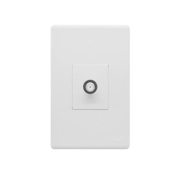 SYNERJI SATELLITE SOCKET DECO 4X2 - Grey