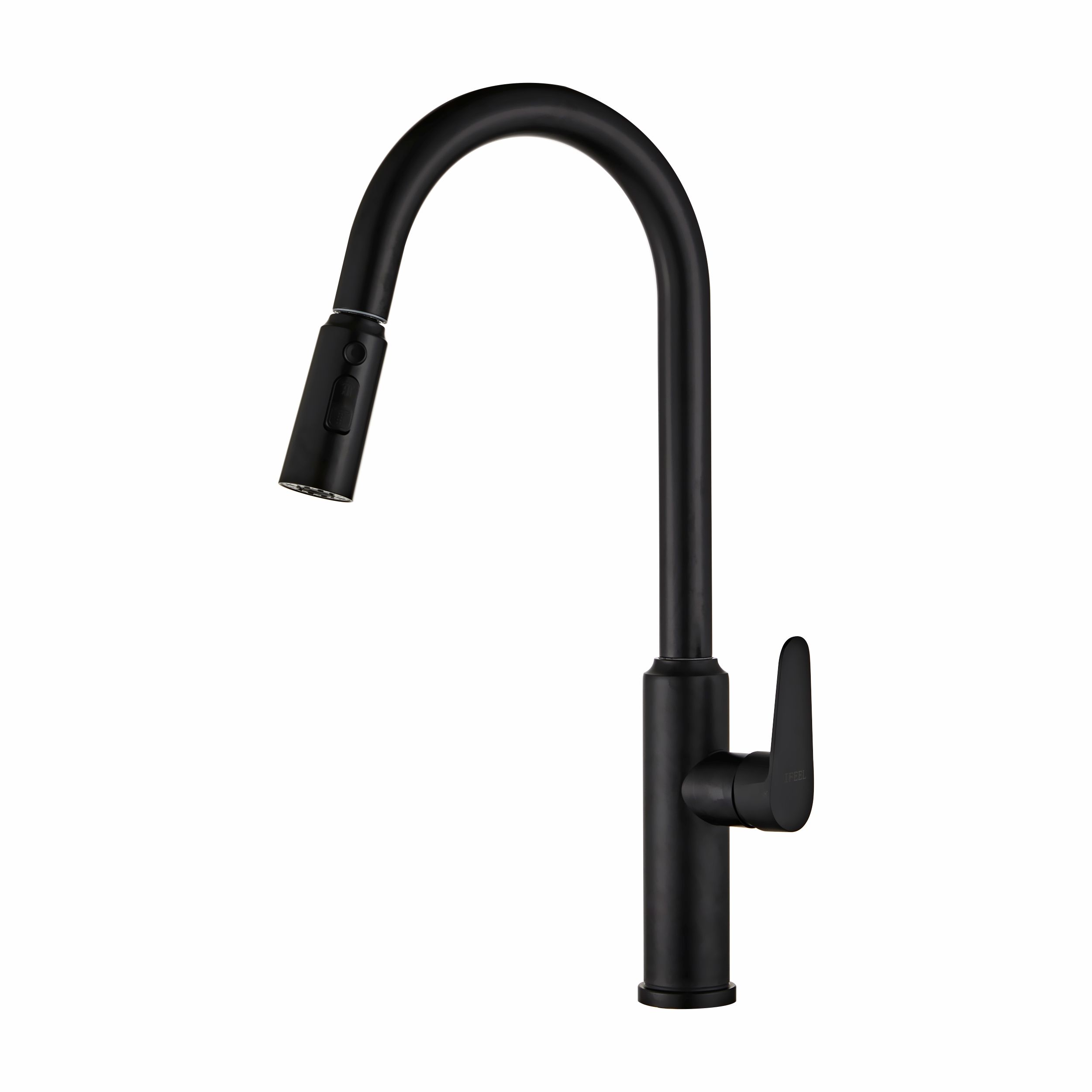 Kitchen Sink Mixer Tap Pillar Type 1008 Black