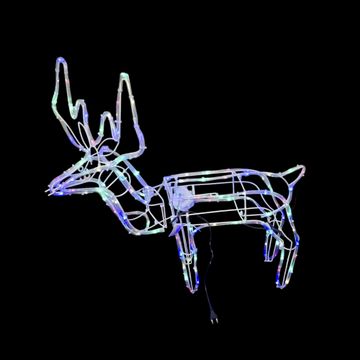 Fold Up RGB Reindeer Christmas Patio Light With Moving Head - ZYF-D109