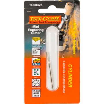 Mini Engraving Cutter 1.2Mm Cyl 2.4Mm Shank