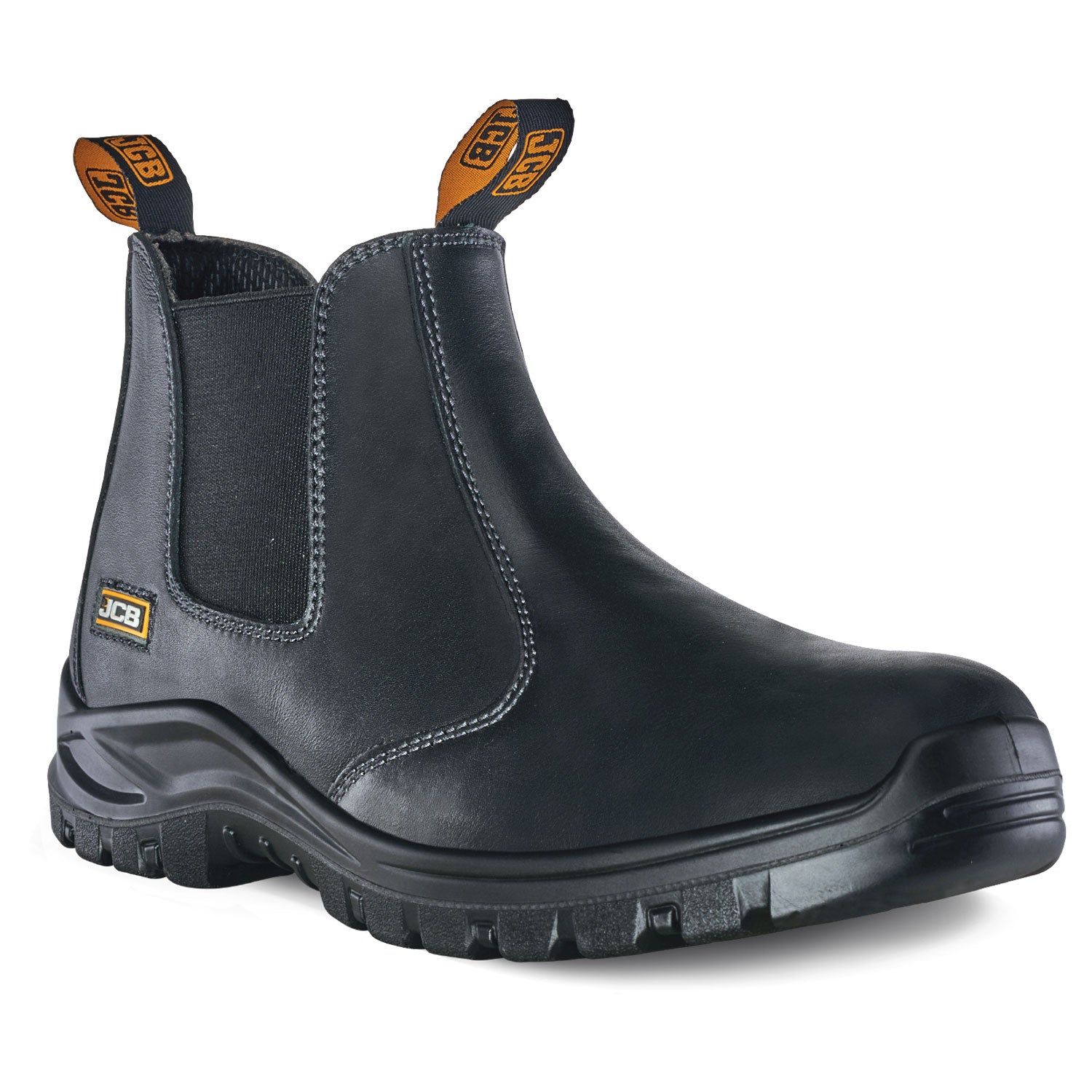 JCB Chelsea Black Steel Toe ( UK Size 9 )