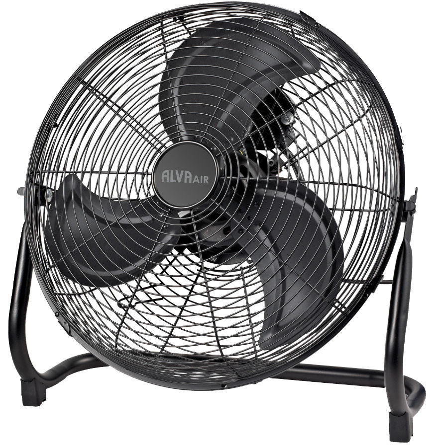 ALVA AIR - 50CM FLOOR FAN – HIGH VELOCITY (MATT BLACK)