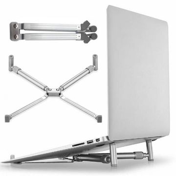 Killer Deals X-Shaped Adjustable Aluminium Ergonomic MacBook Laptop Stand