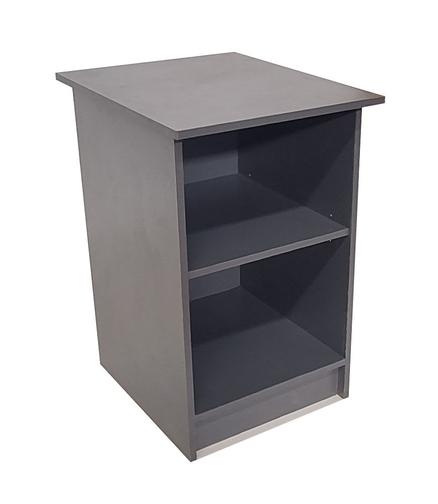 London 2 Shelf Cabinet 45cm - Storm Grey